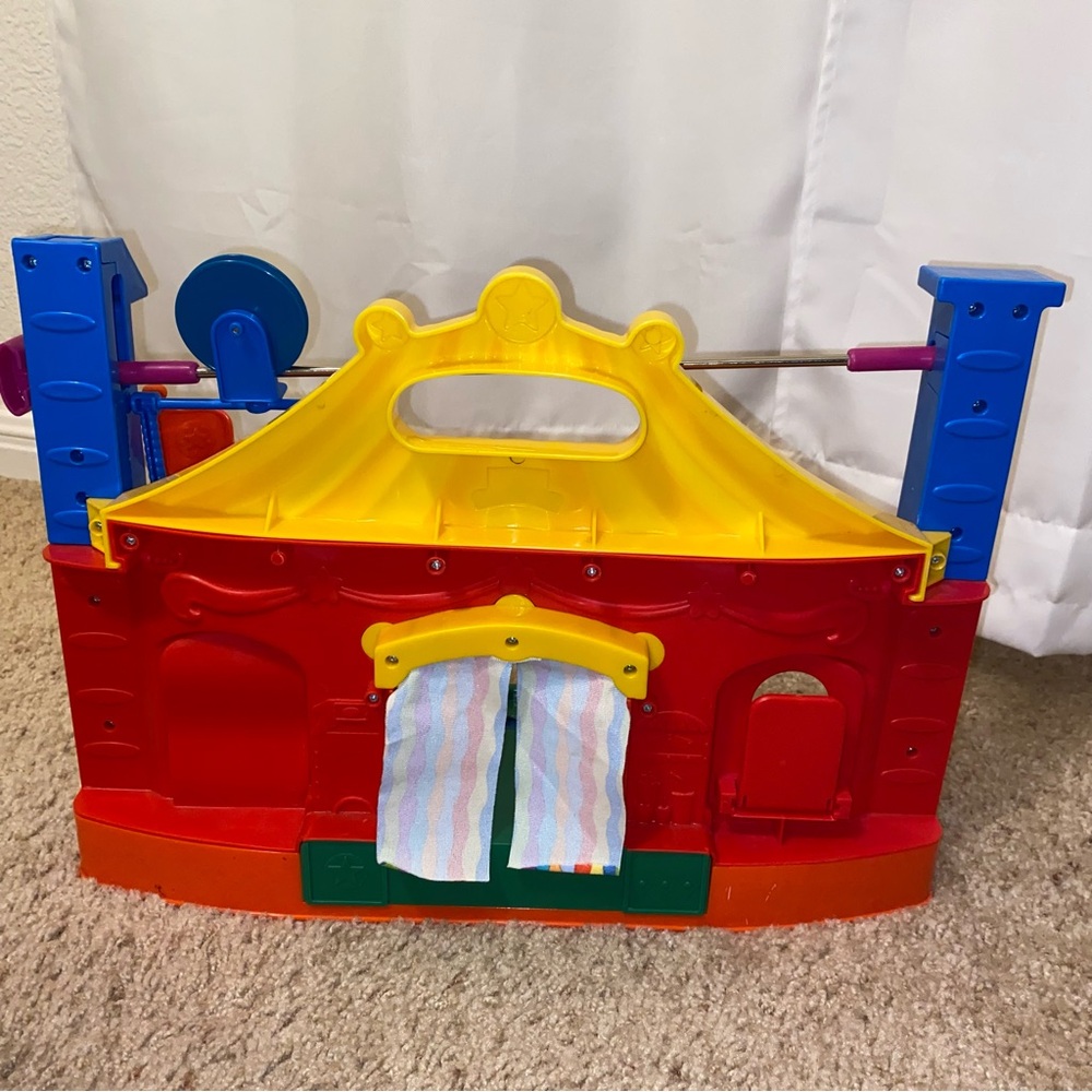 Little people big top circus carnival Lion elephant trapeze teeter totter - Picture 15 of 17